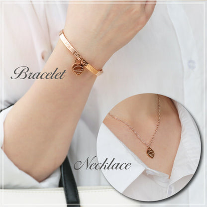 ForeverLoveネックレス＆ブレスレットセット