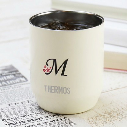 サーモスSAKURAイニシャルタンブラー