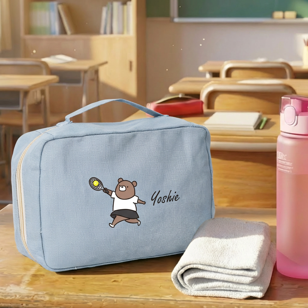 スクエアポーチ - くま部 -