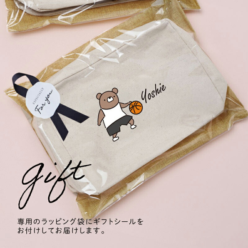 スクエアポーチ - くま部 -