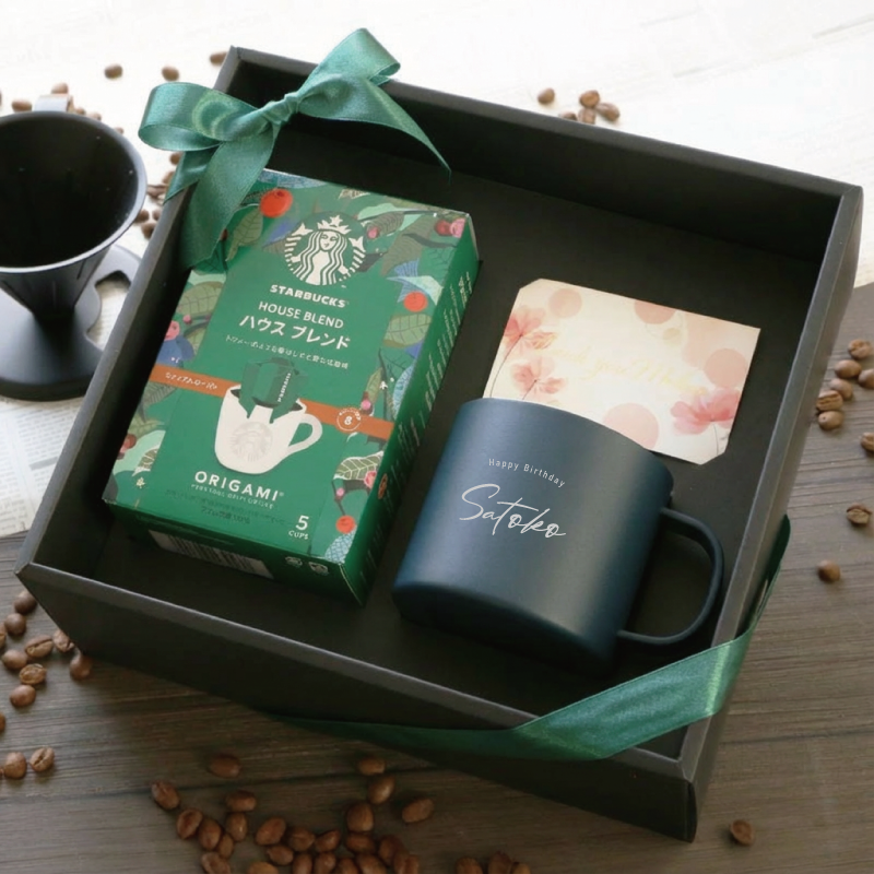 ピーコックマグ&スタバギフトセット - メッセージ -