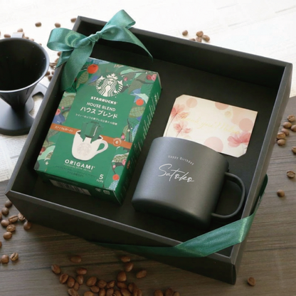 ピーコックマグ&スタバギフトセット - メッセージ -