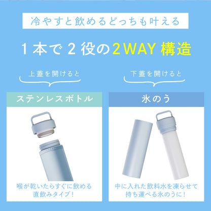 ひんやりアニマル STICOL 2in1ボトル