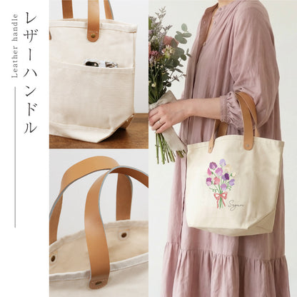 誕生花ブーケトートギフト