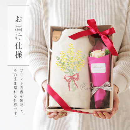 誕生花ブーケトートギフト