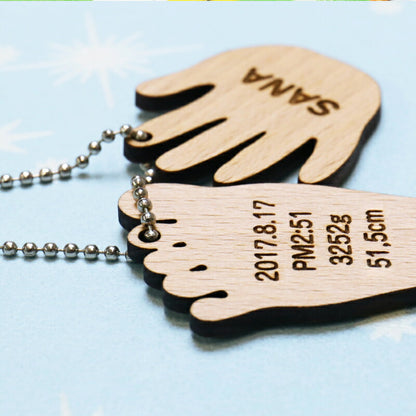 うまれたまんま。。おててあんよキーホルダー