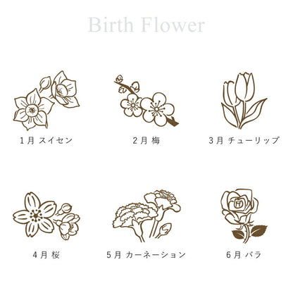 匠の桐箱　誕生花