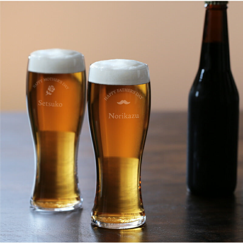 グラス底メッセージ彫刻-LetterGlass-ペア