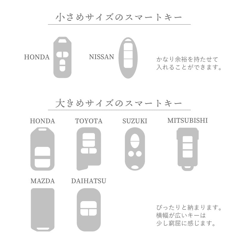 本革窓付きキーケース Cpt.