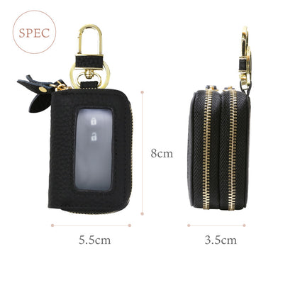 本革窓付きダブルキーケース Cpt.