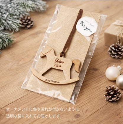 木製 クリスマスオーナメント