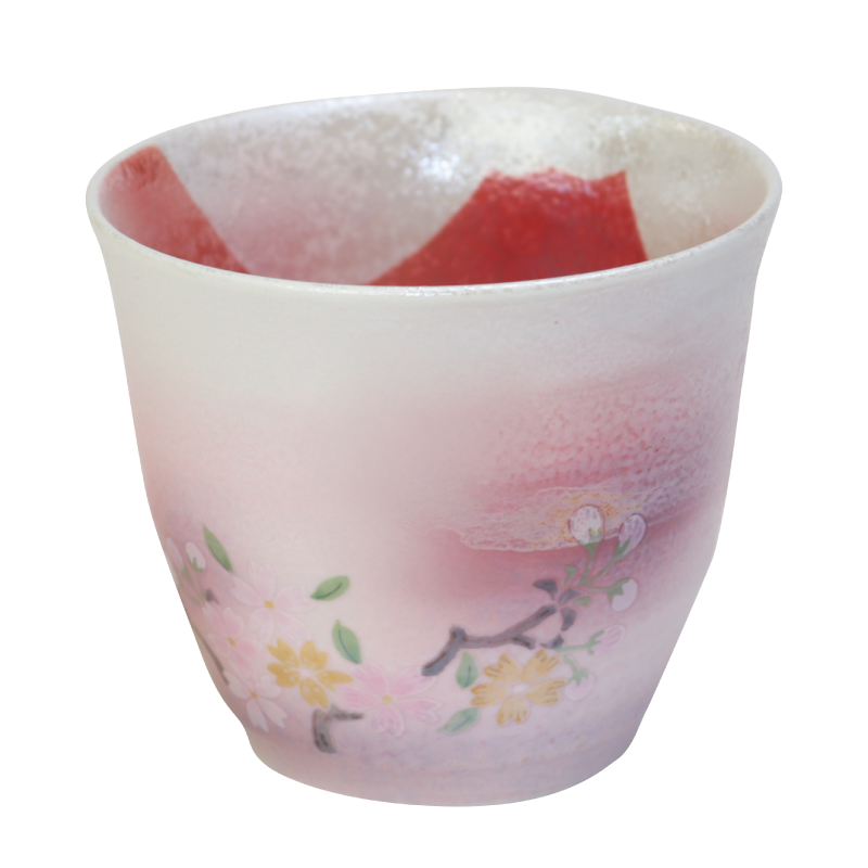 あけぼの富士湯呑み